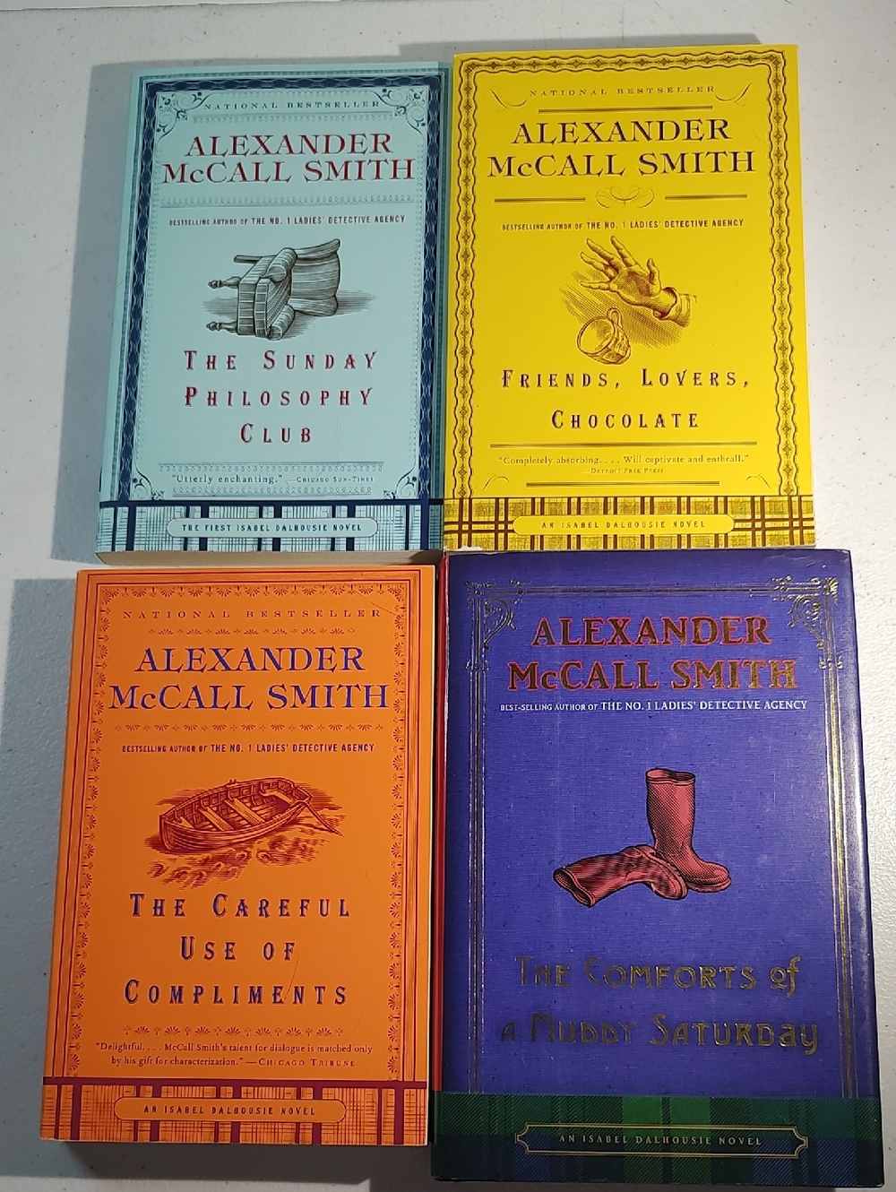 Alexander McCall Smith Lot Of 4 Isabel Dalhousie Series Sunday Philosophy Club